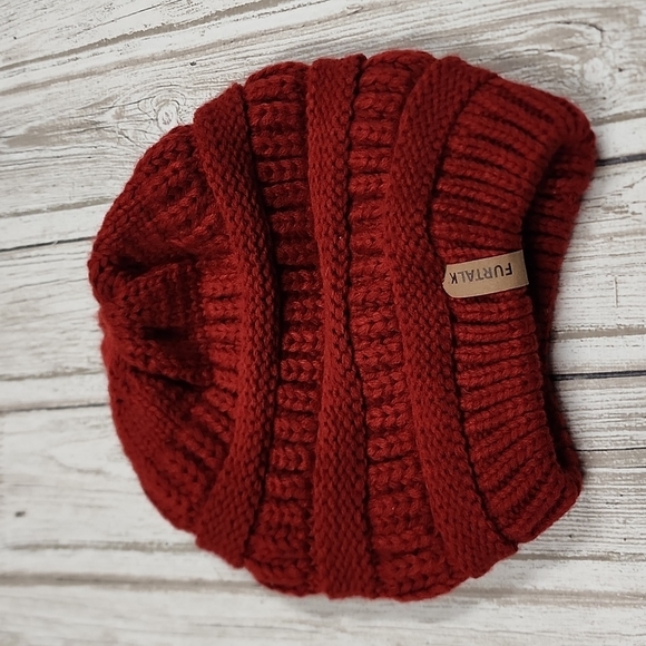 Furtalk handknit beanie stretch soft warm hat fully lined - Picture 1 of 6